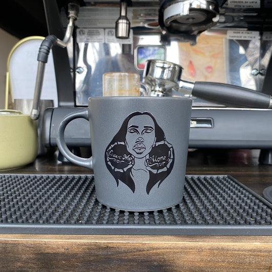 Leave Me Alone Mug: Deep Grey